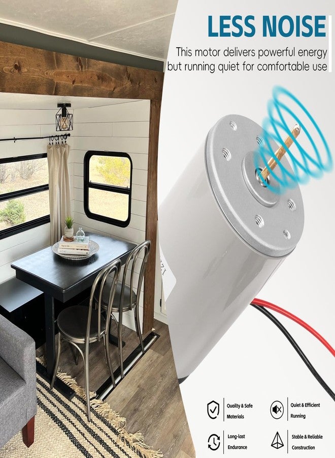Sunluway 225008 RV Slide Out Motor & Gear Housing for BAL Accu-Slide Cable Slide Out System, Replace for ‎R25076-1 Gearbox R25076 RV Slide Out Gearbox and R25075 RV Side Motor - Image 5